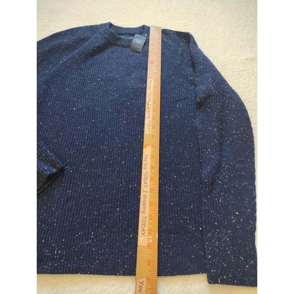 Abercrombie & Fitch Sweater‎ Man M Blue Pullover Crewneck Long Sleeve Wool Blend